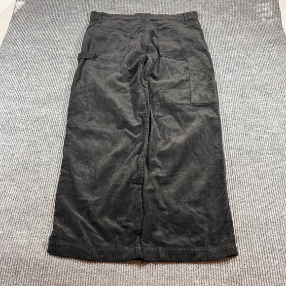 Vintage No Boundaries Pants Men's 38x31 Black Corduroy Carpenter Wide Leg Skater - Picture 3 of 8